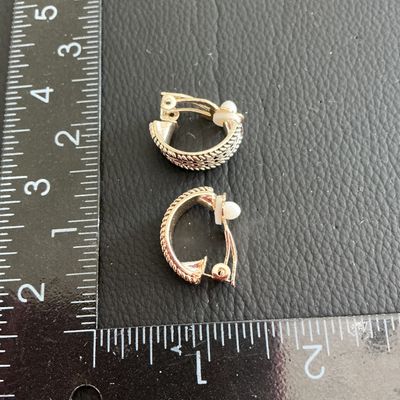 Silver Tone Fashion Earrings