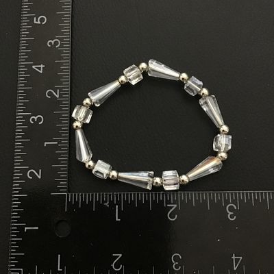 Beautiful vintage faceted crystal bead bracelet