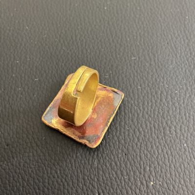 Very nice hand crafted multi metal fashion ring