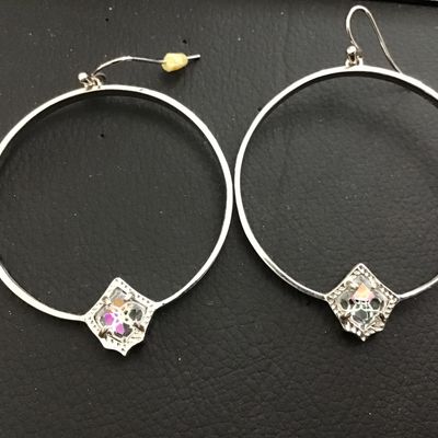 Crystal Hoop Earrings