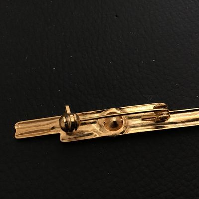 Vintage Rhinestone Bar pin