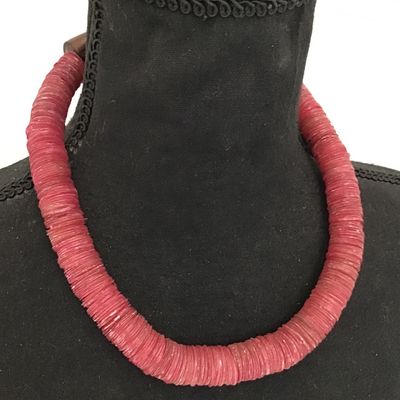 Vintage Shell disc Necklace