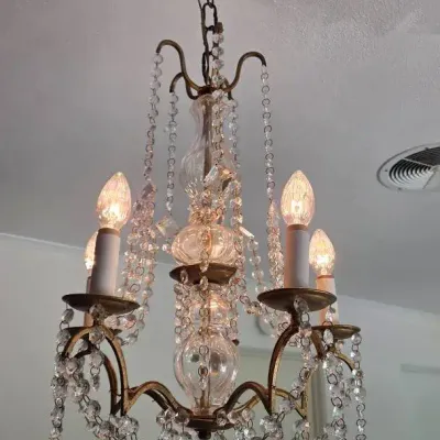 Crystal Candelabra Chandelier 