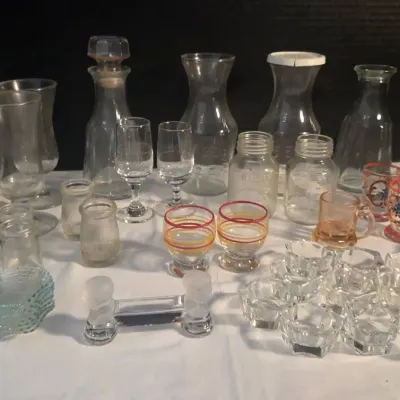 Unique Vintage Clear Glassware