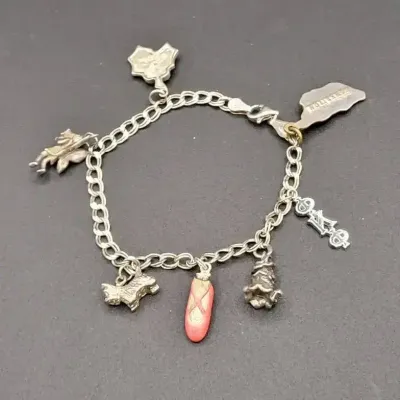 925 Sterling Silver Charm Bracelet