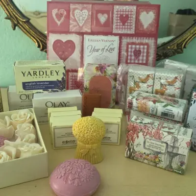 Lillian Vernon Fancy Soaps, Soul Cologne & Decorative Pocket Tissues