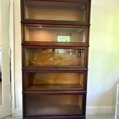 Vintage Macey Barrister/Lawyer Bookcase Cabinet