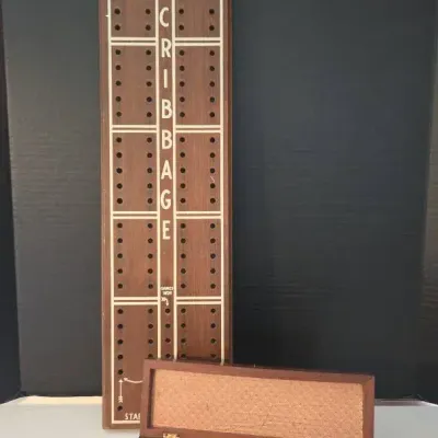Vintage Wood Cribbage Sets