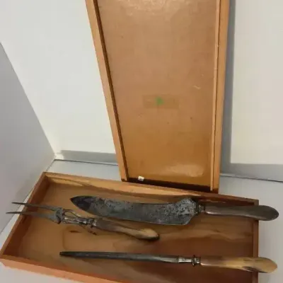 Antique Solingen, Germany J.A. Henckels Cutlery Set