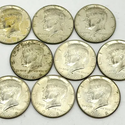Sale Photo Thumbnail #98: Kenedy Half Dollars 