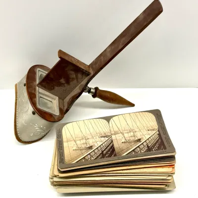 Sale Photo Thumbnail #64: Stereo Cards and Viewer 