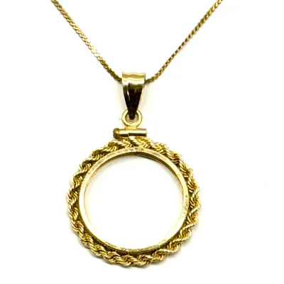 Sale Photo Thumbnail #20: Gold Bezel and Chain 