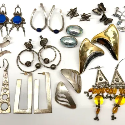 Sale Photo Thumbnail #99: Sterling Earrings 