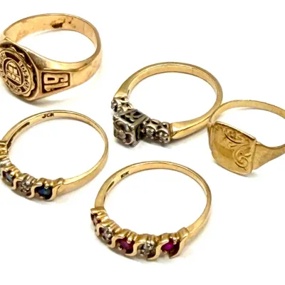 Sale Photo Thumbnail #15: Gold Rings 