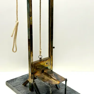 Sale Photo Thumbnail #25: Large Guillotine Countertop Cigar Cutter  