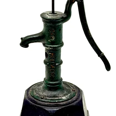 Sale Photo Thumbnail #58: Figural Water pump Cigar Lighter 