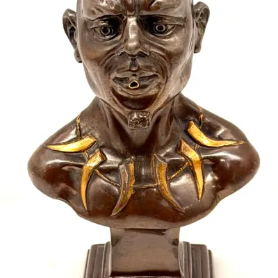 Sale Photo Thumbnail #53: Rare Figural Cigar Lighter 
