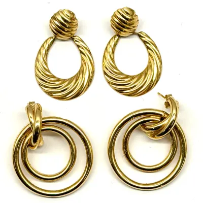Sale Photo Thumbnail #17: Gold Earrings 