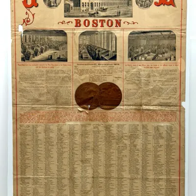 Sale Photo Thumbnail #56: Boston Nail Co. Broadside 