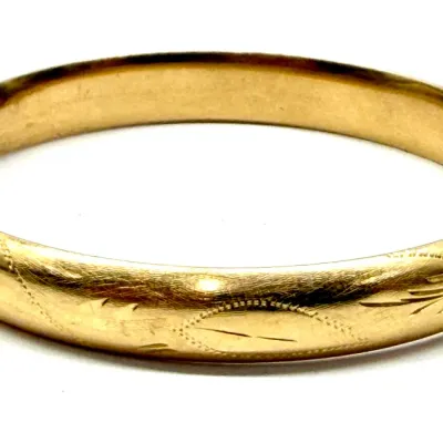 Sale Photo Thumbnail #28: 14kt Gold Bangle 