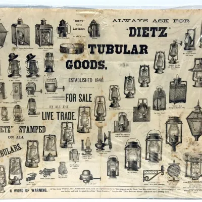 Sale Photo Thumbnail #75: Dietz Tubular Broadside 