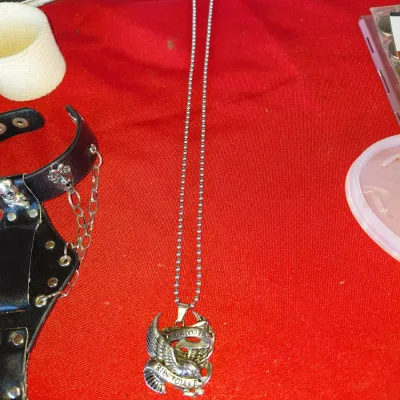 Stainless steel Motorcycle Necklace