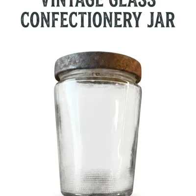 Antique Collectible Confectionery Jar