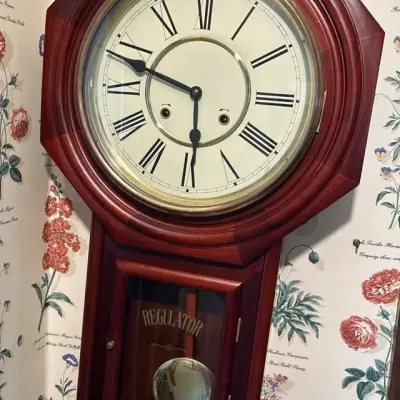 Regulator Wall Clock with Key 