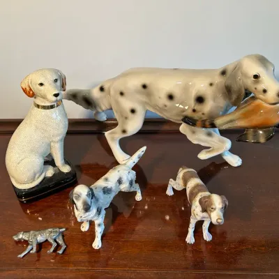 Collection Of Ceramic Bird Dogs