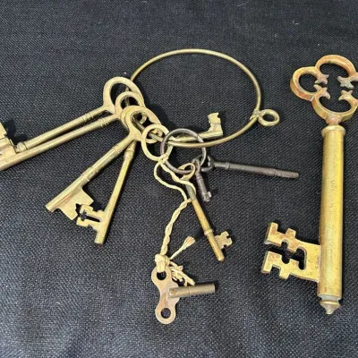 Group of Brass and Other Keys 