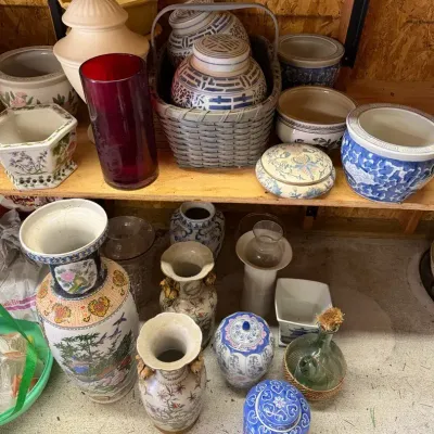 Vases, Urns, Planters - Pottery and Glass