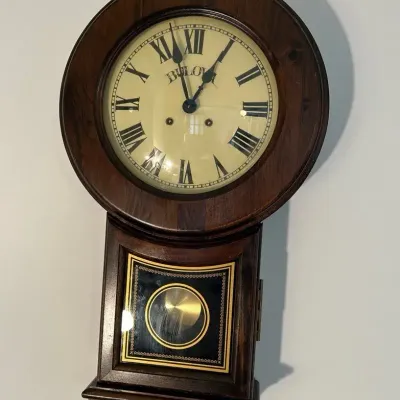 Bulova Wall Clock With Key 
