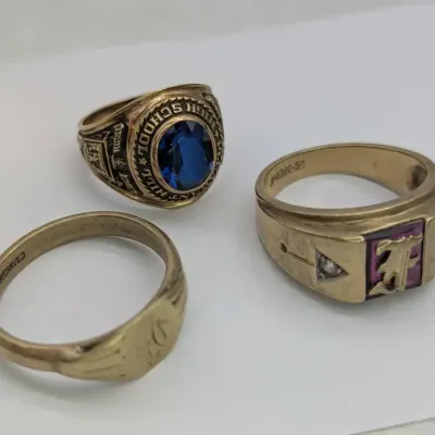 10K & 14K Gold Class & Signet Rings