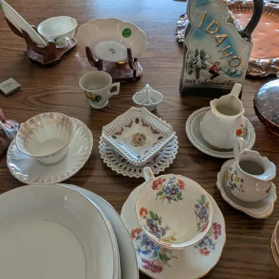 Sale Photo Thumbnail #8: Cups and saucer and more.