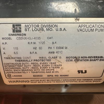 Robinair VacuMaster 15600 HVAC Vacuum Pump with Yellow Jacket Manifold Gauges
