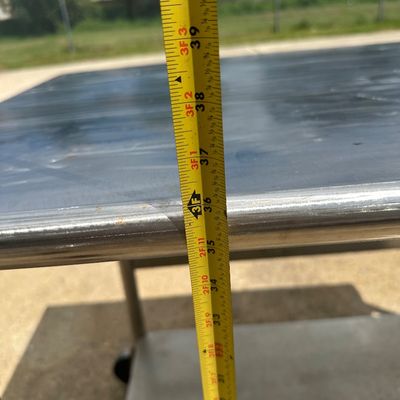 WSFAC NSF Stainless-Steel Commercial Work Table with Shelf and Casters