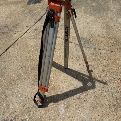 David White Meridian L6-20A Optical Level Surveying Kit with Tripod, Grade Rod & Case