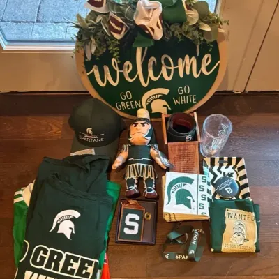 Sale Photo Thumbnail #69: Spartan football collectibles