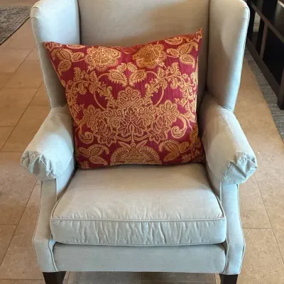 Sale Photo Thumbnail #32: Lee industries armchair with pillow