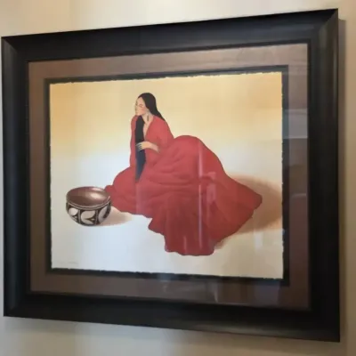 Sale Photo Thumbnail #18: Rc gorman giclee scarlett st l