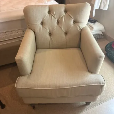 Sale Photo Thumbnail #93: Linen style arm chair 2