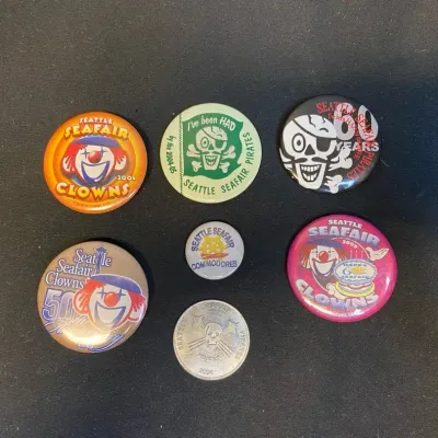 Vintage Seattle Seafair Collectible Pins & Coin