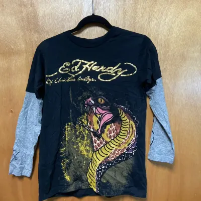 Vintage Ed Hardy Boys Long Sleeve Shirt 