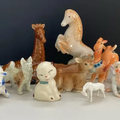 Various Porcelain Animals including Pieces Made In Japan