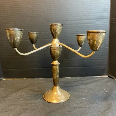 Vintage Duchin Sterling Silver Weighted Candelabra 