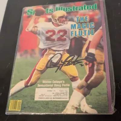 copy of the December 3, 1984, Sports Illustrated magazine, Signed By Doug Flutie
