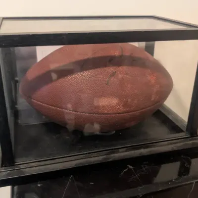 Football Personally Autographed by NFL Hall of Fame Running Back LaDainian Tomlinson