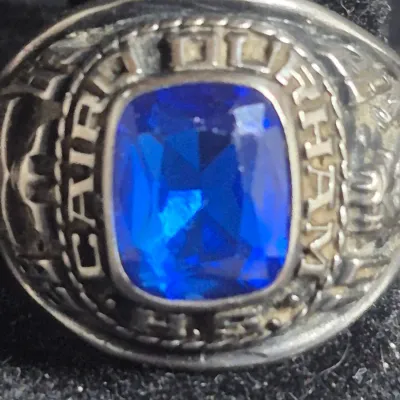 Jostens Argentus ~ 1982 Cairo Durham, SC high school RING