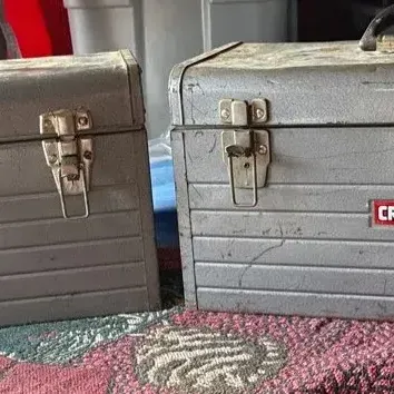 2 craftsman Metal Toolboxes With Tools