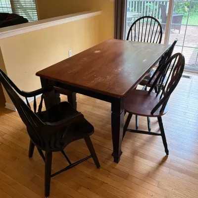 Kitchen Table With Chairs And Bench